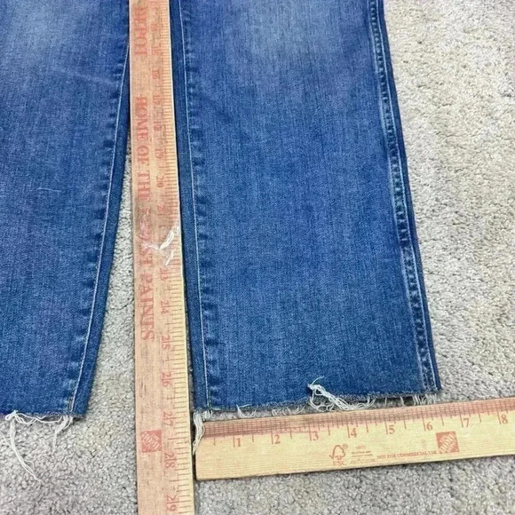 J.Crew Jeans Vintage Straight Blue 4 Button Fly Pockets Women’s Size 30 - Picture 4 of 13